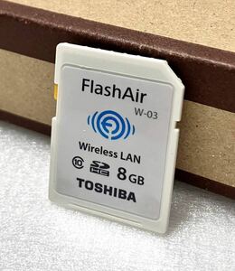 ★FlashAir W-03 Wireless LAN 8GB TOSHIBA★中古動作品 035