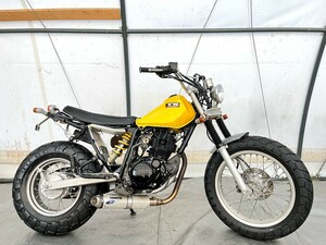 純正スイングアーム 225cc フルカスタム !! 希少ローダウンマフラー / 後期ディスク / 高額整備済 / 即乗りOK / 動画付 TW225（検 tw