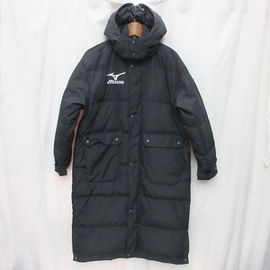 #MIZUNO Mizuno down jacket bench coat down coat with a hood .