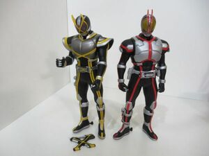 仮面ライダー555 仮面ライダーカイザ 2種セット ビッグサイズソフビフィギュア ファイズ BIG 中古