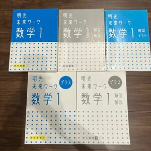 Meitsu Mirai Work Mathematics 1 Подтвержденный тест плюс юниорская средняя школа 1 -й курс текстовых проблем