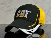 【未使用品】155K クール★Caterpillar キャタピラー CAT RACING レーシングキャップ 帽子 CAP クールなレーシングデザイン《FREEサイズ》_画像1