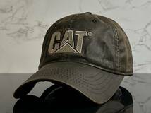 【未使用品】171K★Caterpillar キャタピラー CAT キャット WESTERN STATES キャップ 帽子 CAP ブラウンのコーティング素材《FREEサイズ》_画像2