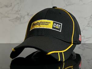 【未使用品】158K★Caterpillar キャタピラー CAT Wyoming MACHINERY COMPANY ディーラーキャップ 帽子 CAP クールデザイン《FREEサイズ》