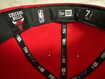 【未使用品】52A★NEW ERA ニューエラ 59FIFTY×NBA シカゴ ブルズ Chicago Bulls コラボ キャップ Michael Jordan《SIZE 7 1/2・59.6㎝》_画像9