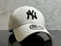 【未使用品】201KE 訳あり★NEW ERA×MLB ニューヨーク New York Yankees ヤンキース キャップ 上品で高級感のあるホワイト《FREEサイズ》_画像3