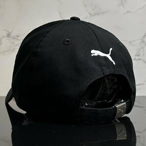 【未使用品】222KE クール★PUMA プーマ キャップ 帽子CAP ファンにも嬉しいクールなブラックのコットン素材にホワイトロゴ《FREEサイズ》の画像7