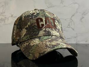 【未使用品】213KE★Caterpillar キャタピラー CAT キャット キャップ CAP 帽子 クールなウット系迷彩柄メッシュ素材キャップ《FREEサイズ