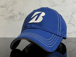 【未使用品】239KF★BRIDGESTONE GOLF ブリヂストン ゴルフ キャップ 帽子 CAP ファンにも嬉しい上品で高級感のあるブルー♪《FREEサイズ》