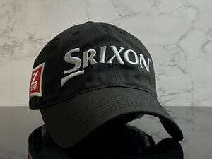 【未使用品】242KA★SRIXON スリクソン ゴルフキャップ 帽子CAP 上品で高級感のあるブラックにZーSTARシリーズロゴ《FREEサイズ》松山英樹