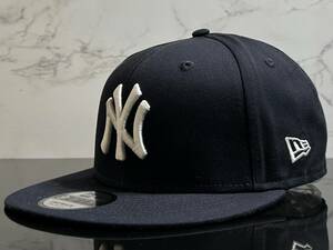 【未使用品】199K★NEW ERA ニューエラ 9FIFTY×MLB ニューヨーク New York Yankees ヤンキース コラボ キャップ 帽子 CAP 《FREEサイズ》