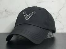 【未使用品】59C クール★Callaway Golf キャロウェイ ゴルフ キャップ 帽子 CAP クールなブラックのポリエステル素材！《FREEサイズ》_画像1