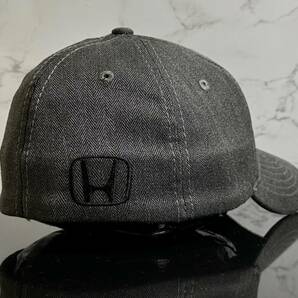 【未使用品】126KE 訳あり★Honda ホンダ キャップ 帽子 CAP クールなグレー系 ヘンリボーン柄の伸縮素材！《伸縮前56㎝～59㎝位迄》の画像4