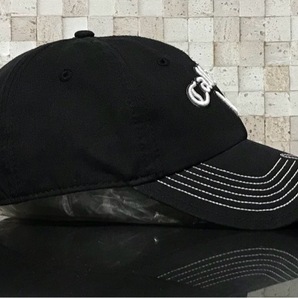 【未使用品】72D クール★Callaway Golf キャロウェイ ゴルフ キャップ 帽子 CAP クールなブラックのコットン素材！《FREEサイズ》の画像4