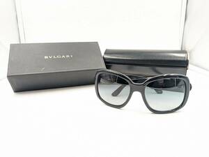 1円～★BVLGARI ブルガリ リミテッドエディション サングラス 8038-B-A 501/3C 60□19 130★ラインストーン ブラック ケース付き