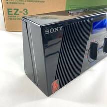 SONY デジタルクロックラジオ EZ-3 箱付 通電確認 レトロラジオ _画像5