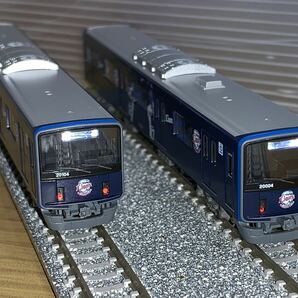 グリーンマックス GM 50722 西武20000系（20104編成・三代目 L-train 2022年シーズン仕様）10両編成セット（動力付き） 西武ライオンズの画像5