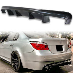 New item 未塗装 For BMW 5 Series E60 M5Bumper 両側4本出しマフラー専用 リア ディフューザー Cover 2004-2010 EX RF-50576