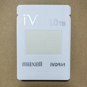 送料無料　maxell iVDR-S カセットハードディスク　アイヴィ1TB
