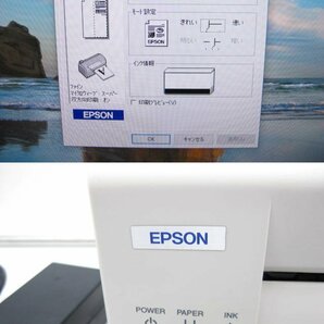 ◇EPSON/エプソン◇業務用小型ラベルプリンター◇TM-C100RLK◇モノクロモデル◇USBケーブル欠品◇印字カスレ有◇ジャンク◇T0130の画像2