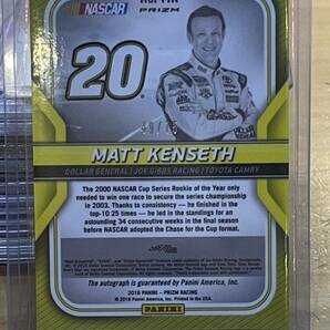 2016 Panini Prizm Racing MATT KENSETH /75 直筆サイン カード NASCAR ナスカーの画像2