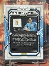 2022-23 Panini OBSIDIAN FEDERICO VALVERDE /30 SP バルベルデ ウルグアイ_画像2