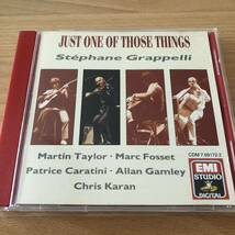 【CD】ステファン・グラッペリ／JUST ONE OF THOSE THINGS_画像1