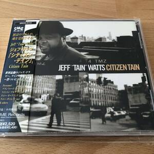 【帯付/CD】ジェフ・ワッツ／シティズン・テイン