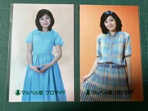 【未開封】太田裕美　マルベル堂プロマイド写真2枚　　昭和タレント