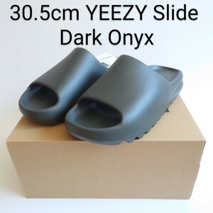 新品 30.5cm adidas YEEZY Slide Dark Onyx アディダス イージー スライド ダークオニキス