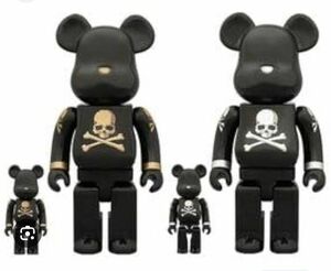 BE＠RBRICK mastermind JAPAN black & gold black & silver 2セット