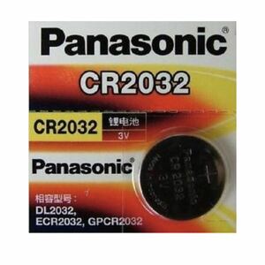 [ free shipping ]CR2032 Panasonic lithium battery coin type 