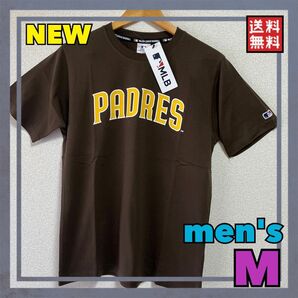 新品　MLB パドレス　Padres ロゴ　Tシャツ　メジャー　Mサイズ　 半袖