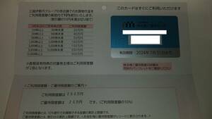 ★送料無料★ 三越伊勢丹 株主優待カード 限度200万円 男性名義 2024.7.31