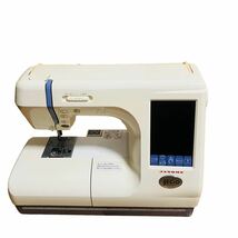 JANOME ジャノメ コンピュータミシン スーパーセシオ 850型 secio 日本製 ハンドクラフト 手工芸 通電ok 説明書付き_画像2