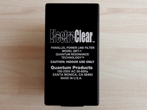 電源ノイズフィルター Electro Clear QRT-1