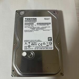 B24:（動作保証/AVコマンド対応/使用0時間）SATA 3.5インチHDD 1TB TOSHIBA DT01ACA100