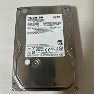 B35:◇動作保証/AVコマンド対応◆使用0時間 TOSHIBA SATA 3.5インチHDD SATA 1000GB DT01ABA100V 1TB