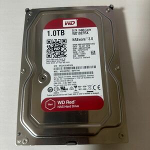 B69:（動作保証/AVコマンド対応/使用0時間）SATA 3.5インチHDD WDC WD10EFRX 1TB 1000GB