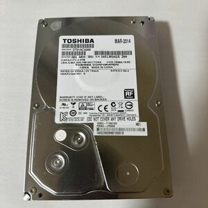 X23:【動作保証/使用0時間/AVコマンド対応】TOSHIBA 2TB HDD DT01ACA200 3.5インチHDD SATA