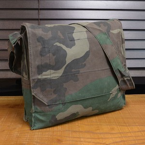  Croatia army discharge goods shoulder bag cotton made wood Land duck [ velcro type ] bag payment lowering goods back shoulder .. bag 