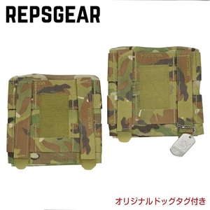 REPSGEAR サイドプレートポーチ JPCプレートキャリア用 2個セット PTOT40 [ マルチカム ] レプズギア