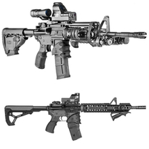 FAB DEFENSE MWG マグウェルグリップ M4/M16/AR15系 [ ブラック ] FABディフェンス_画像3