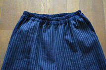 ※着物リメイク/藍染・縞木綿のバルーンパンツ・布団の側・古布※_画像7