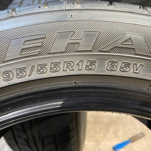 0690 ファイアストン ワイドオーバル 195 55 15 2本 195/55R15 MR2 レビン トレナ CR-X インテグラ シビック の画像6