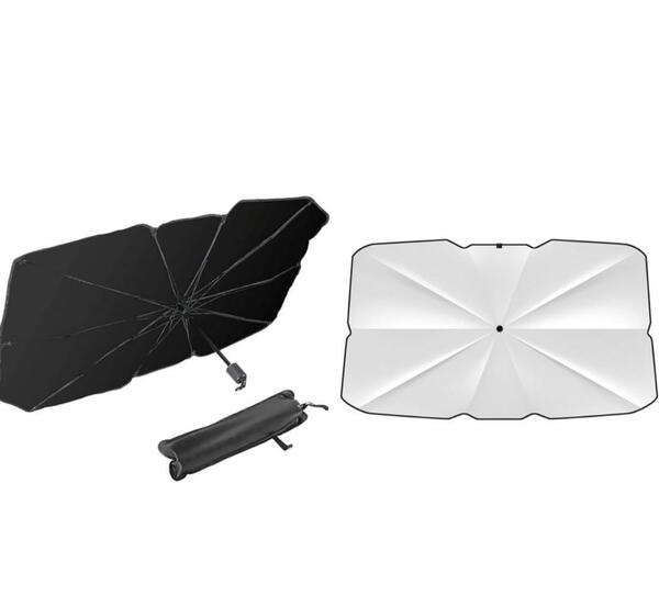 サンシェード 車内用 傘型 カーシェード 車パラソル フロント 折り畳み傘型