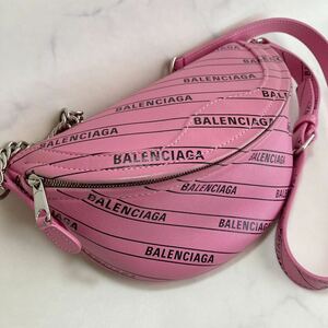 【レア】バレンシアガ ボディバッグ ベルトバッグ 565510 BALENCIAGA　チェーンショルダー　スーベニア レザー