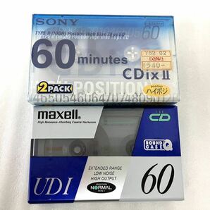 計4個 カセットテープ まとめ売り TDK MAEX-90 メタルポジション SONY ソニー ハイポジ 2C-60CDX2F CDixⅡ maxell マクセル UDI60 ノーマルの画像4