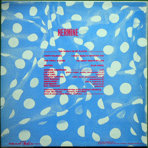 【LP】HERMINE - World on My Plates【1982年Crammed/初版水滴コーティングジャケ】の画像2