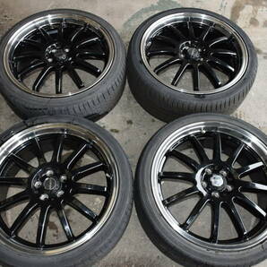 18インチホイール ４本セット 18×7.5J オフセット+48 PCD100 5H 215/40ZR18 売切の画像1